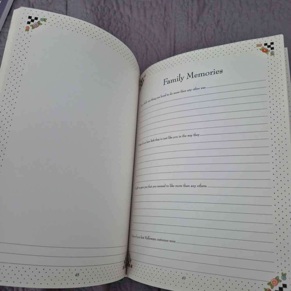 Mother's Journal by Mary Engelbreit 1993 Writing Om Inside Cover Only - Picture 7 of 14